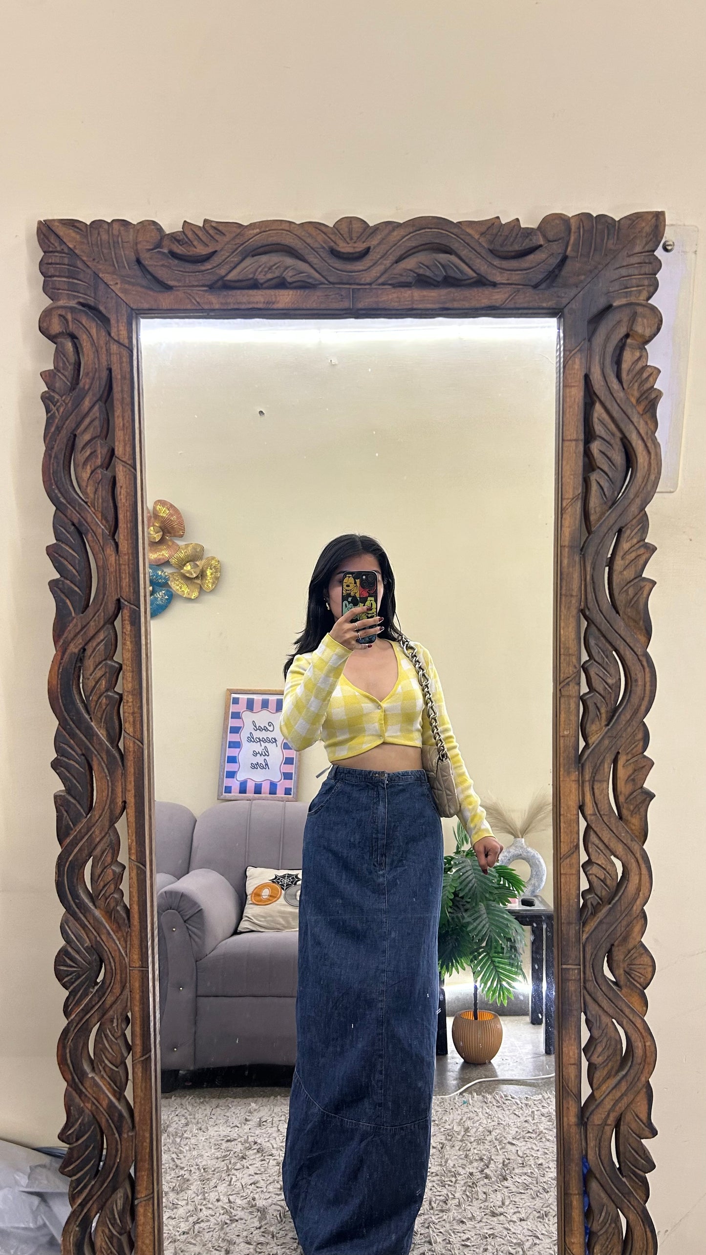 47) Korean skirt 31 waist/l:38