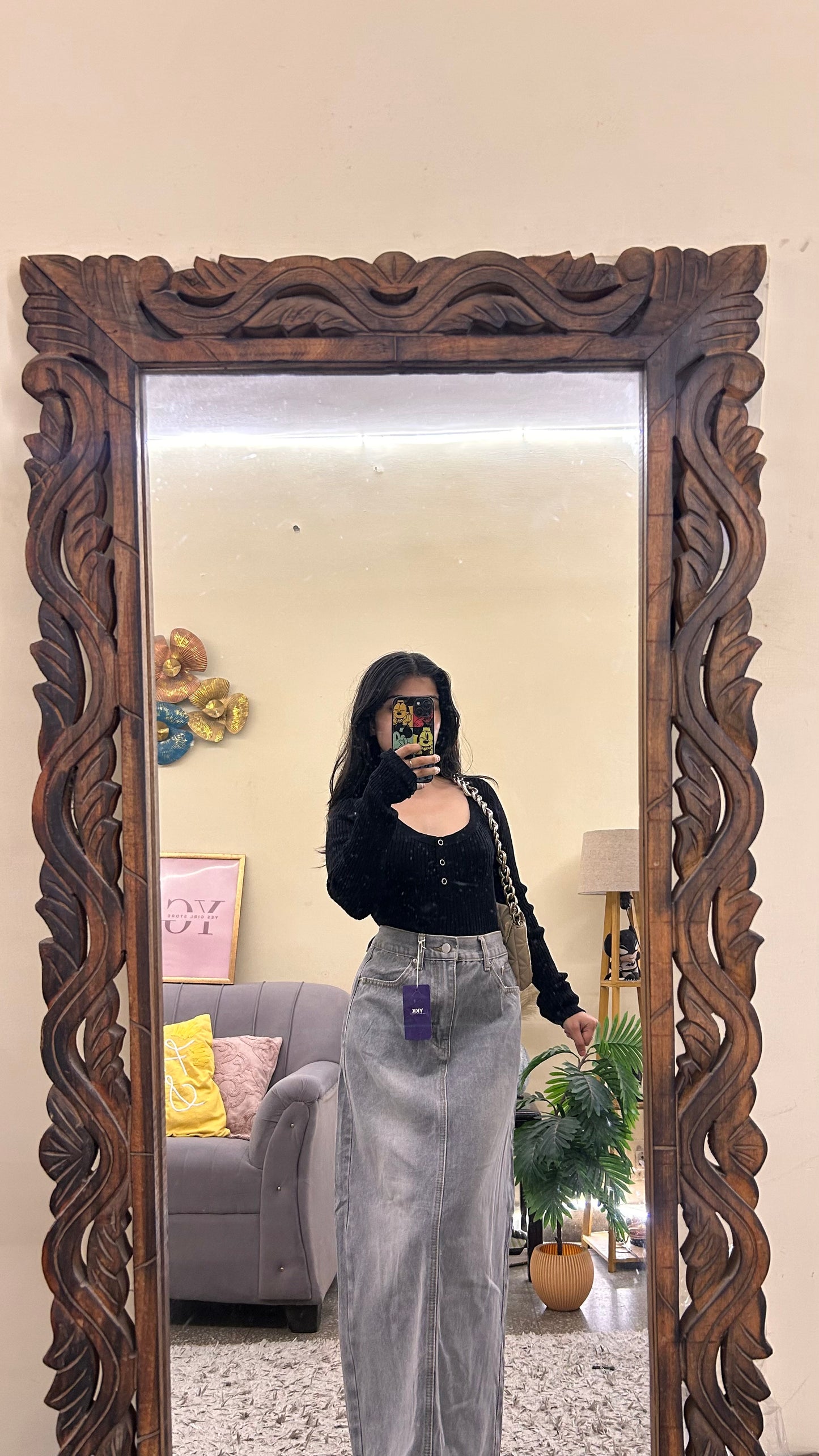 42)korean skirts waist -30 /L 38