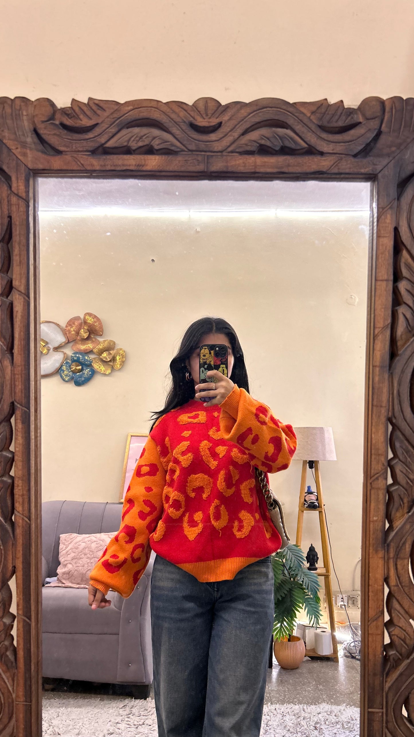 108)pintrest sweater size -M-L