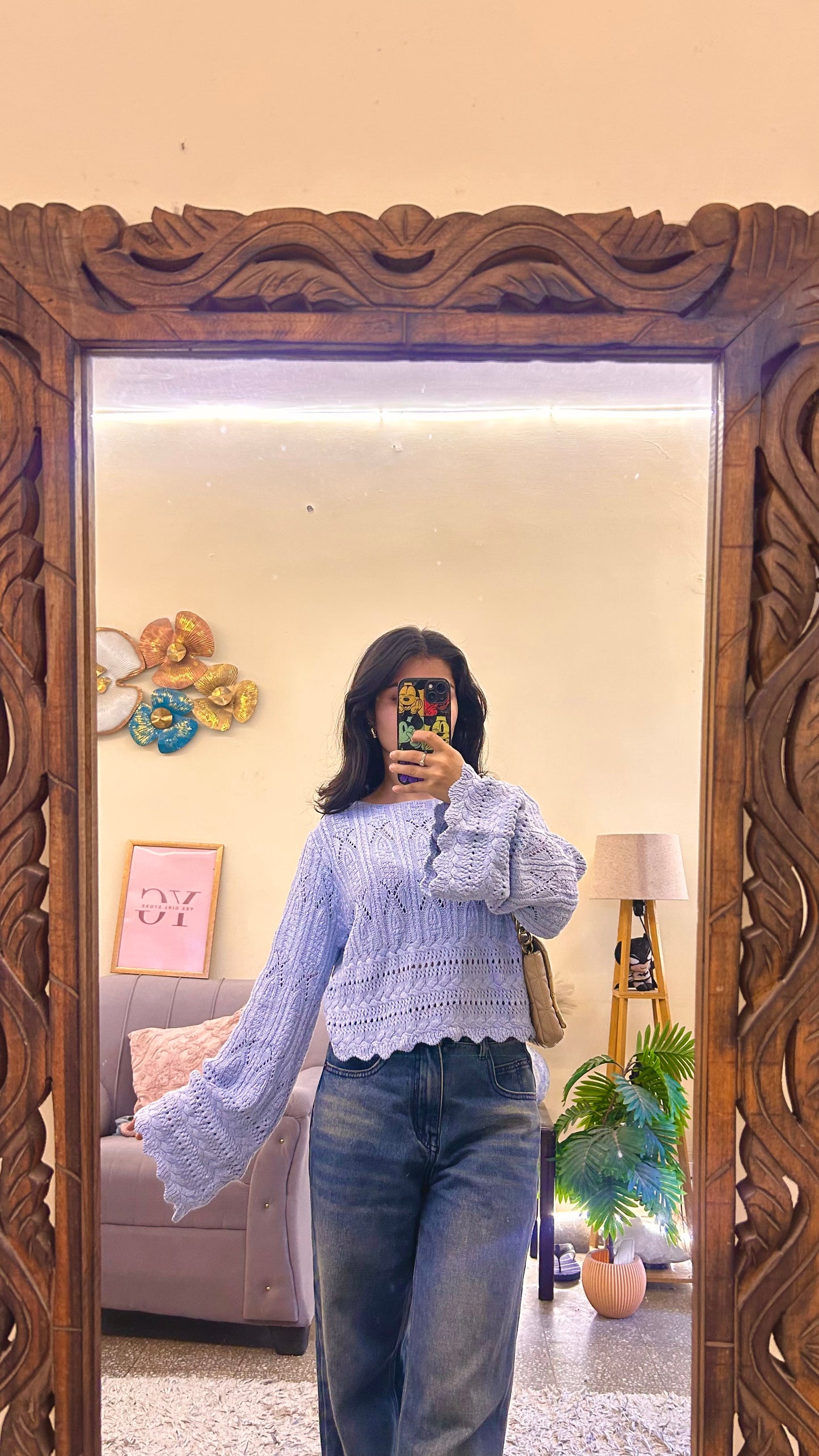 40)semi winter top bust - 32-34 mango top