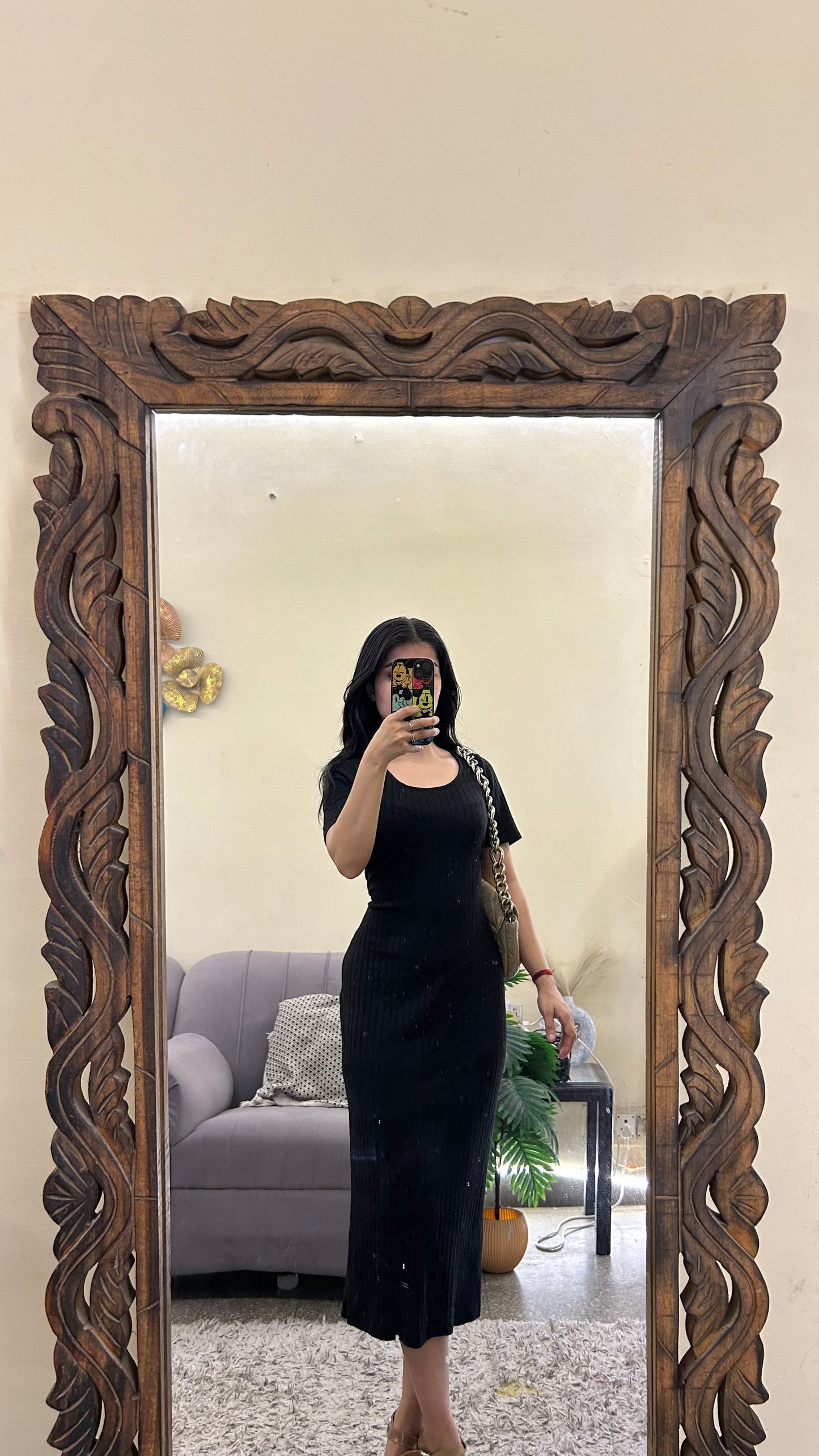 Classy dress thrifted 34-36 bust/l:44