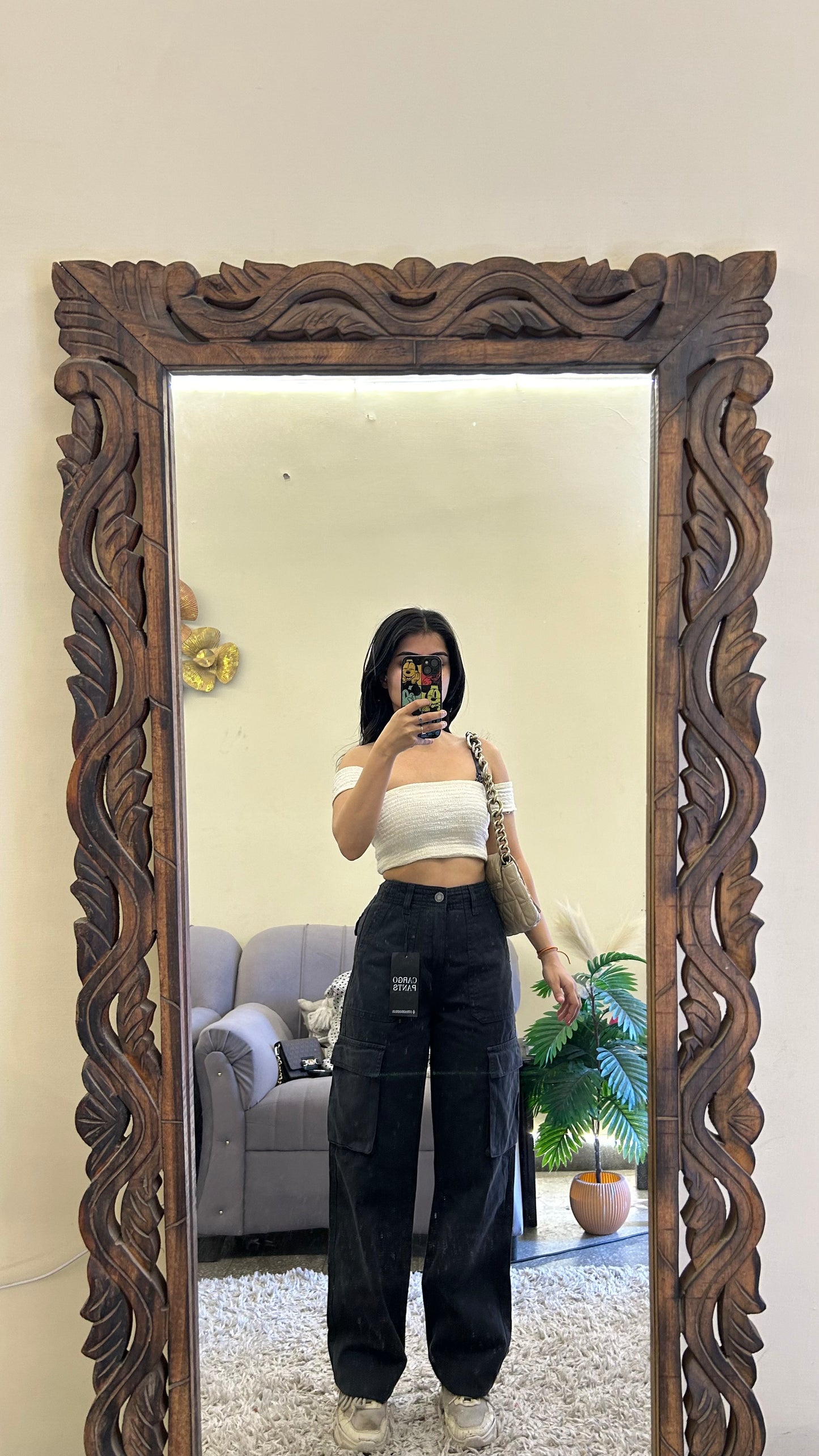 66) cargo pants 26 waist/l:39