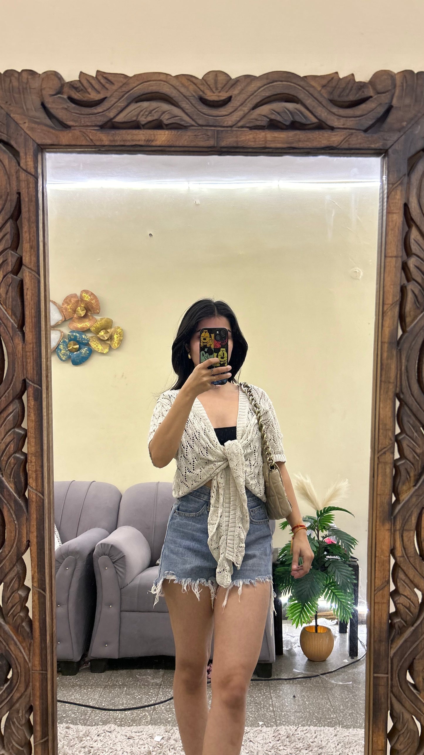 Crochet top L 38-40 bust