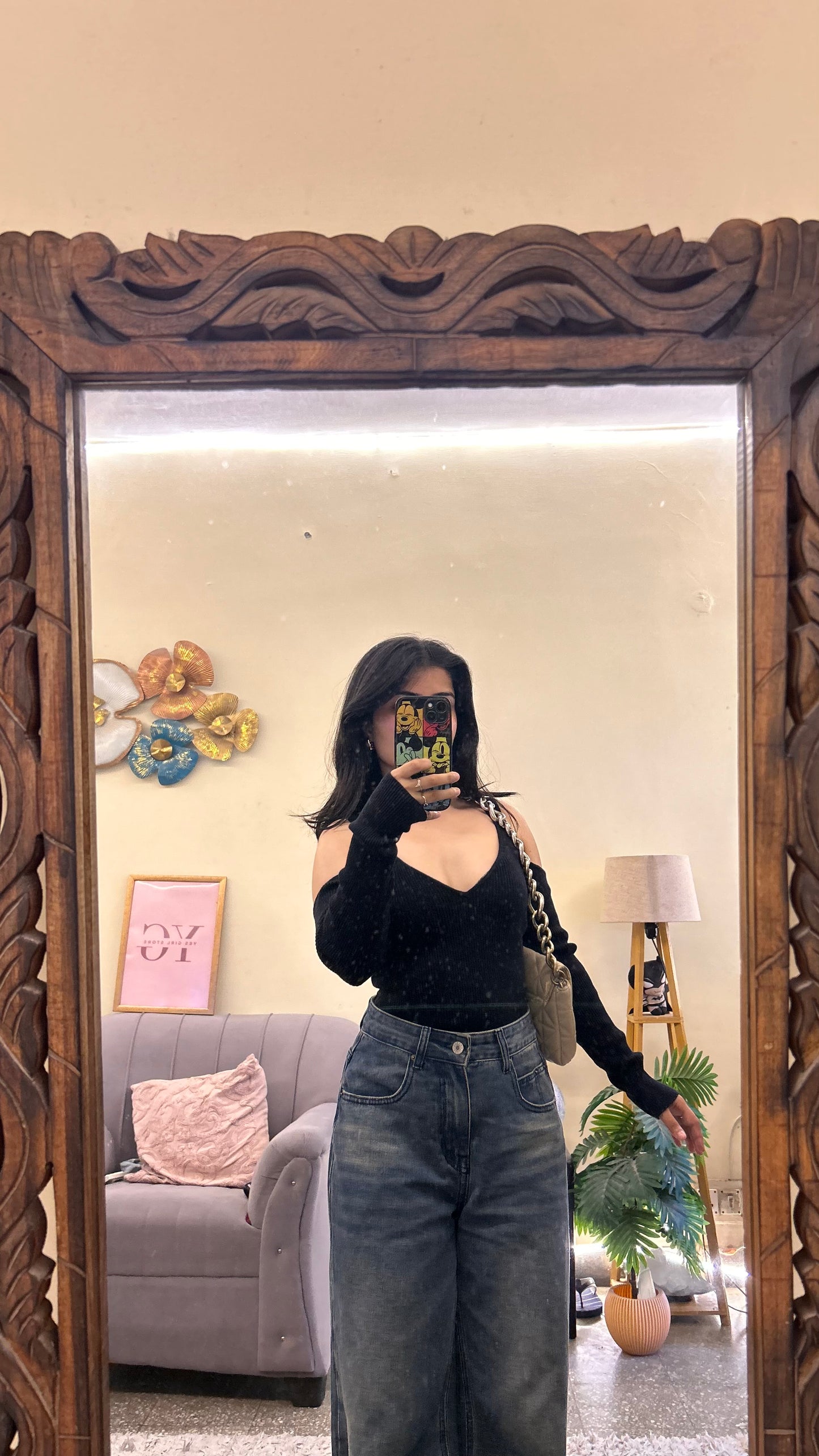 85)Semi winter cute tops🌸34-36