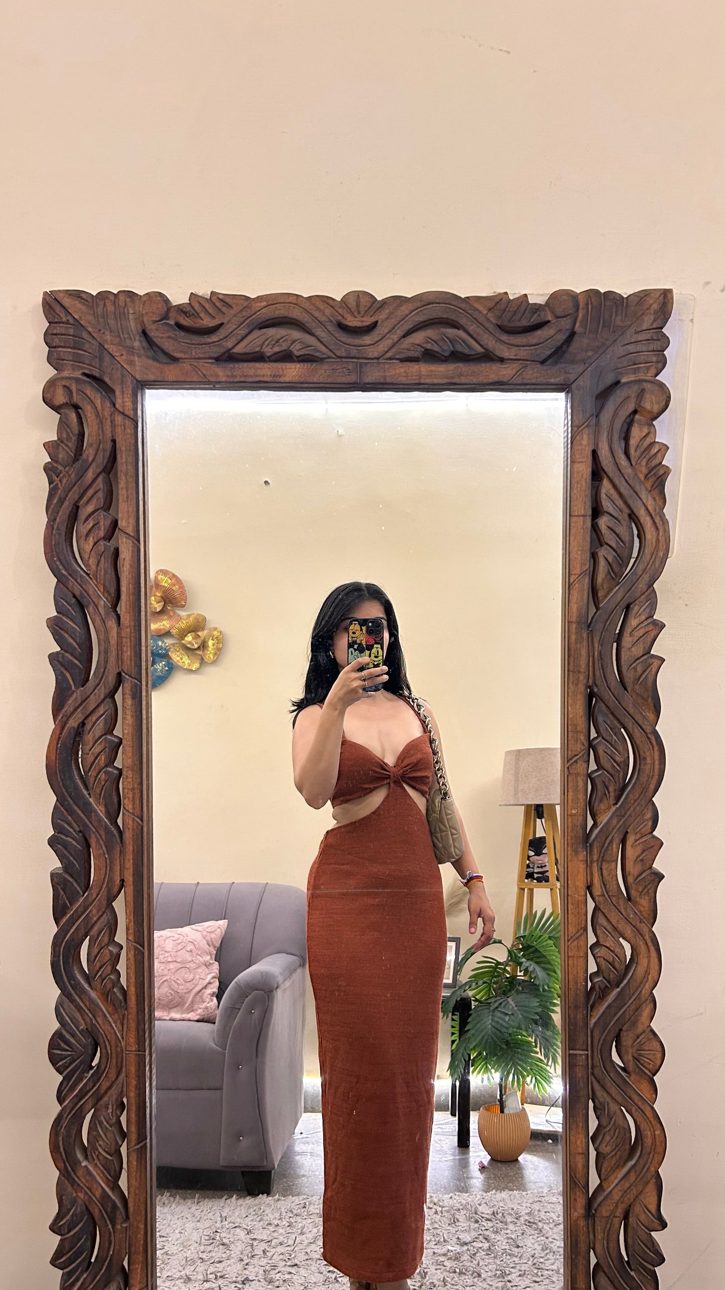 43) cute dress bust- 32/ L -54