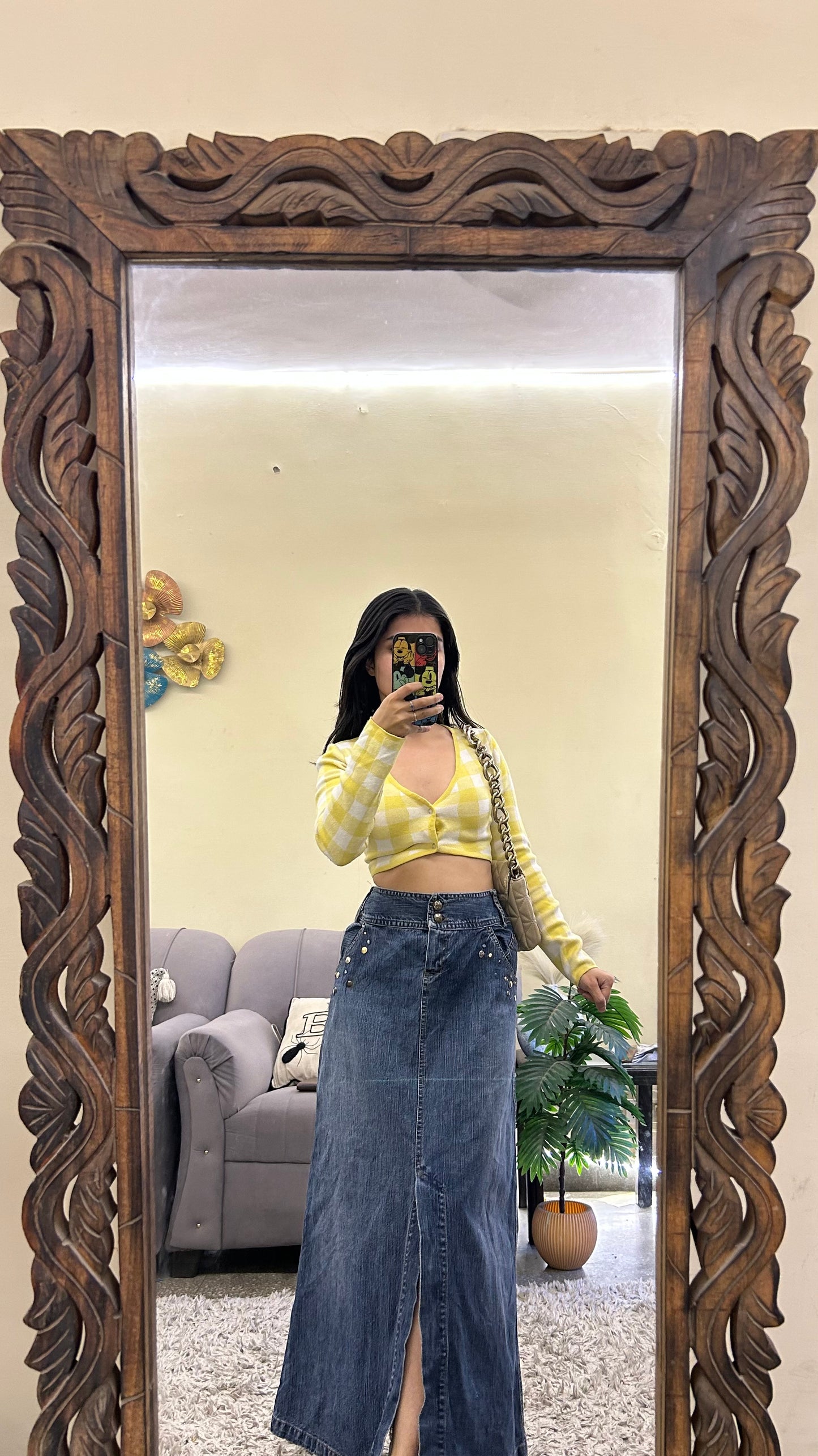 10) korean skirt 36 waist/l:34