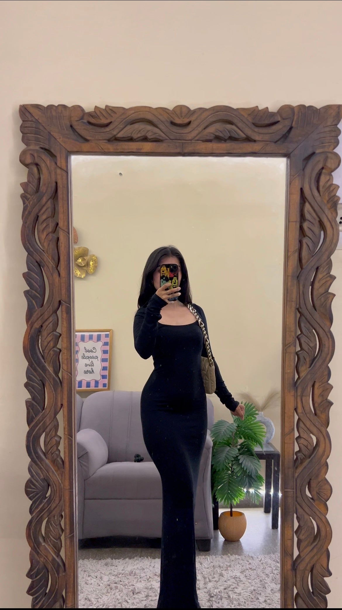 Classy black dress 28-34 bust/l:56