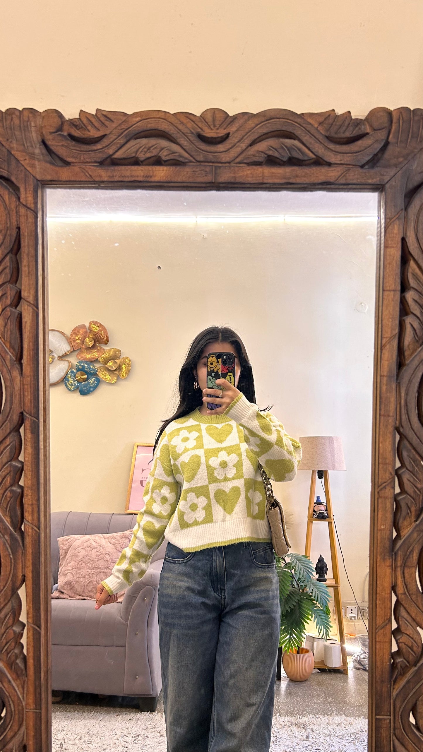 10) pintrest sweater size - xs thrifted