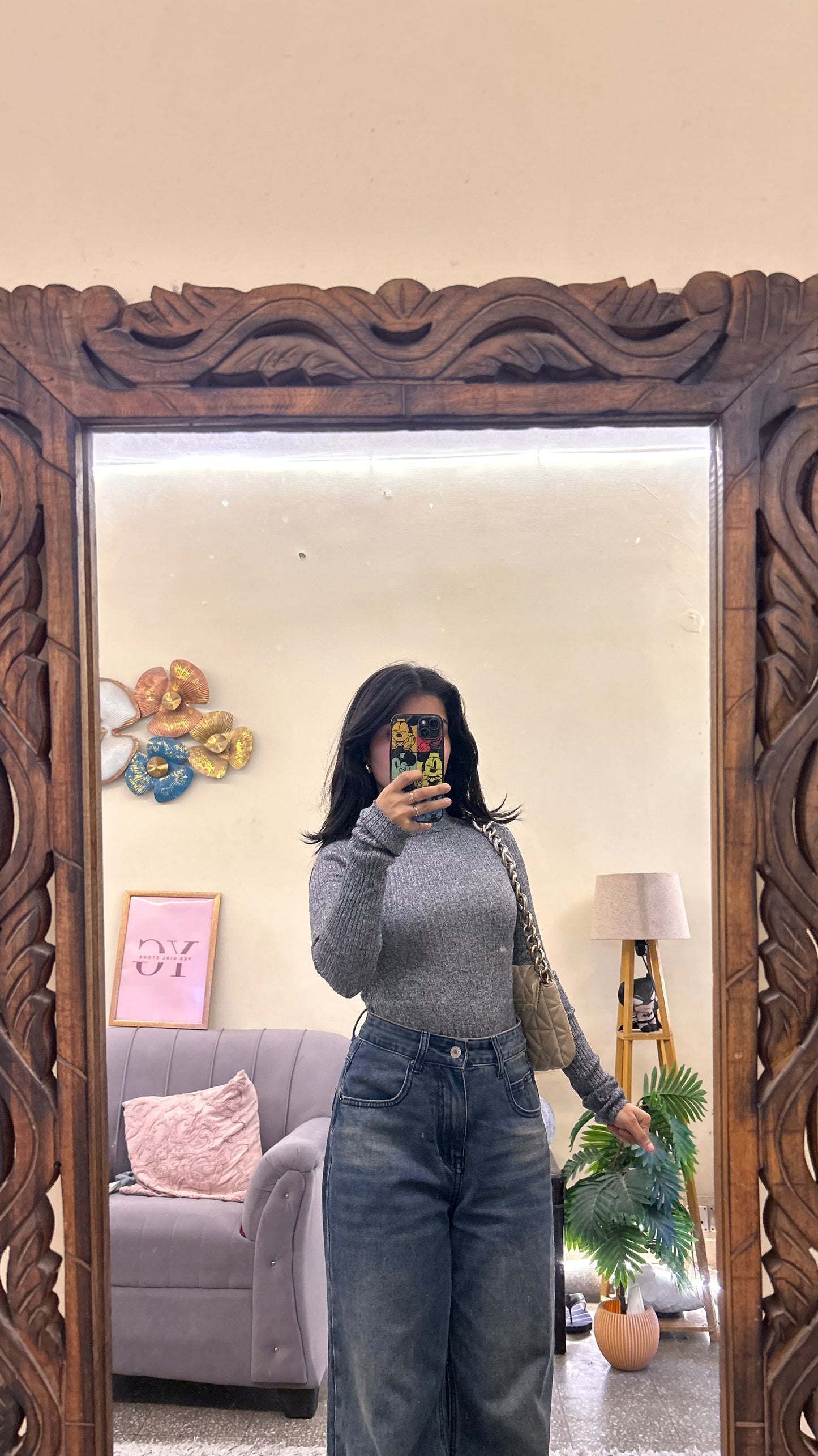 104)Semi winter cute tops🌸32-34
