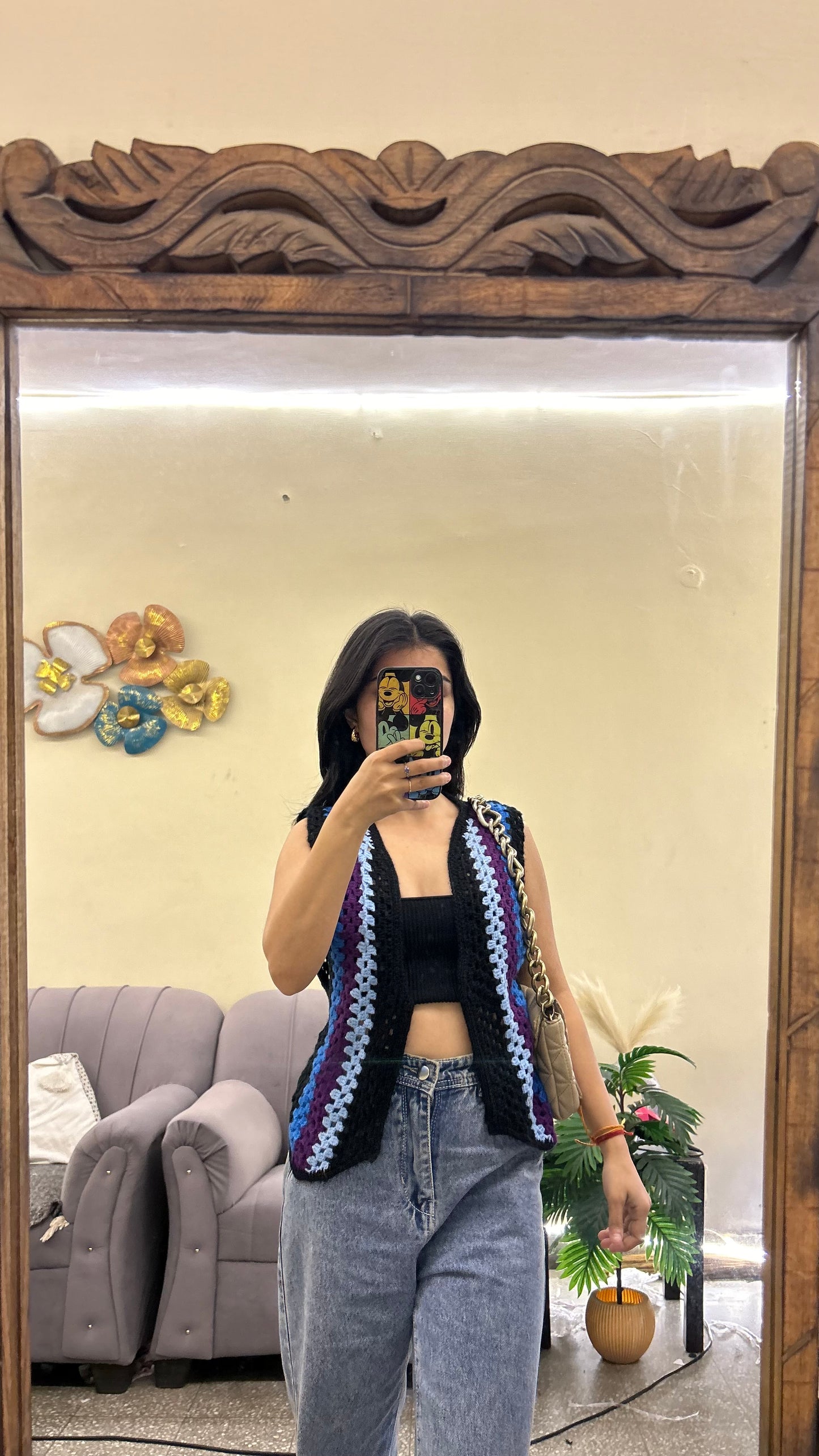 Crochet top S