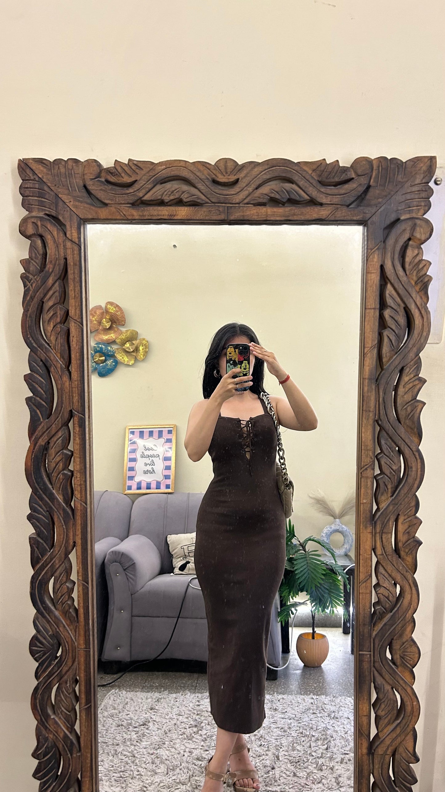 H&m dress 30-32 bust/l:45