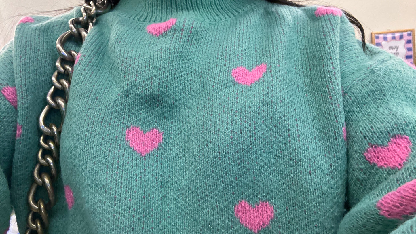 107)pintrest sweater size -M-L thrifted