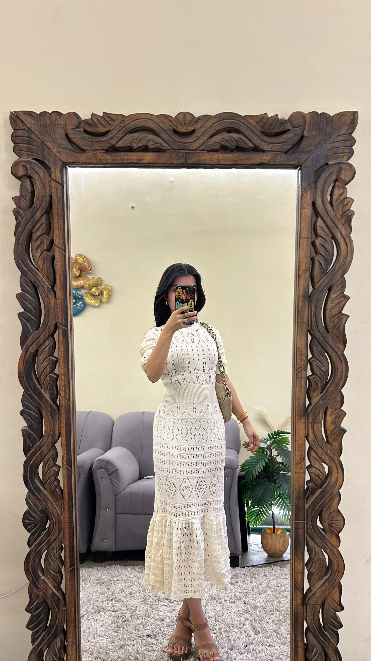 Crochet dress size S