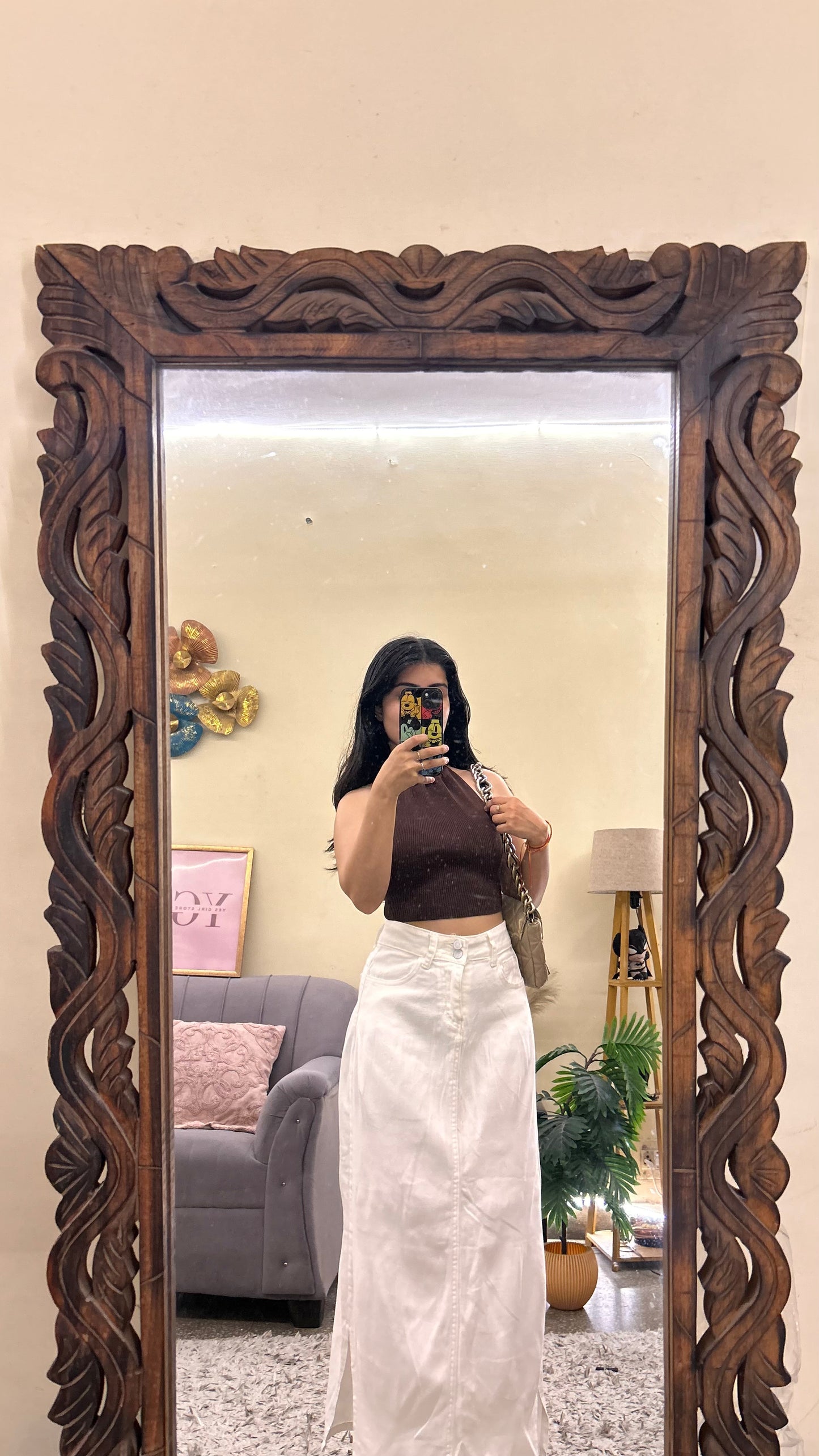 34)korean skirts waist - 32/L 36