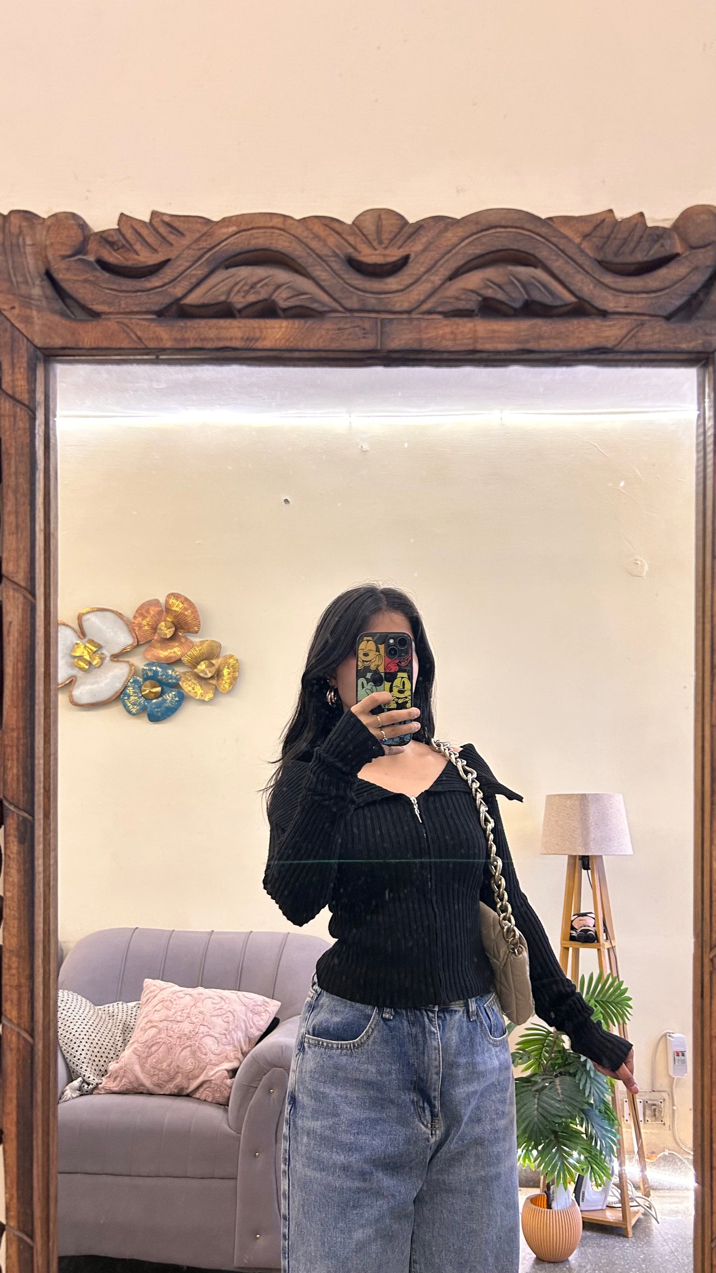 101 ) thrifted cute top 28-30 bust
