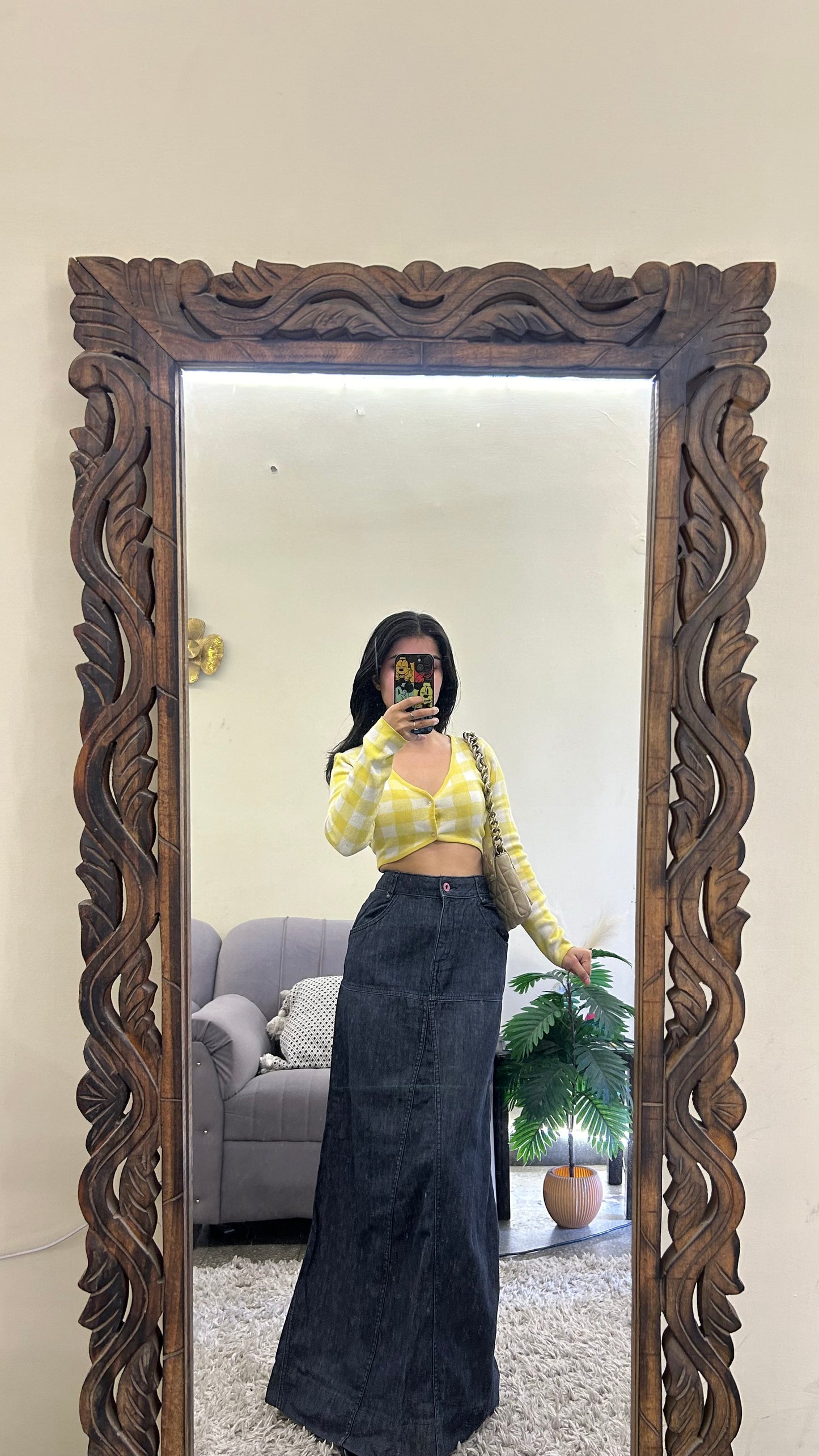 22) Korean skirt 30 waist/l:38