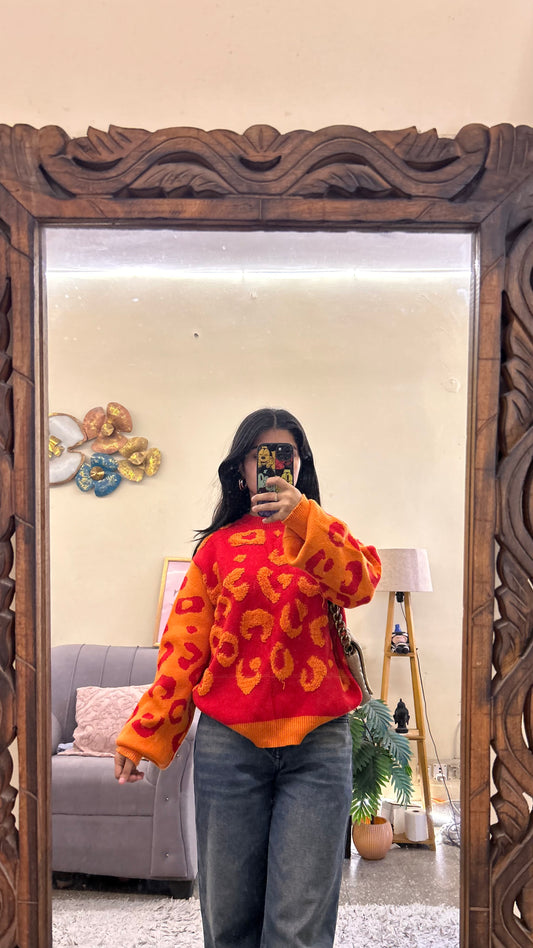108)pintrest sweater size -M-L