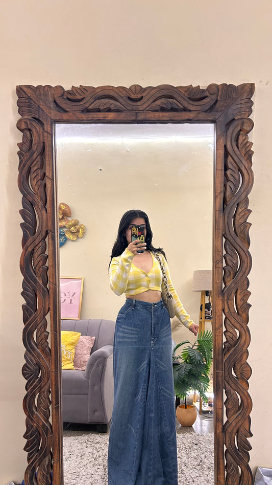 15)korean skirts waist - 36/L 42 thrifted