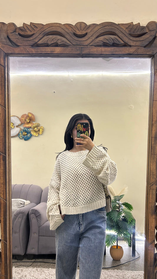 Cute crochet top M