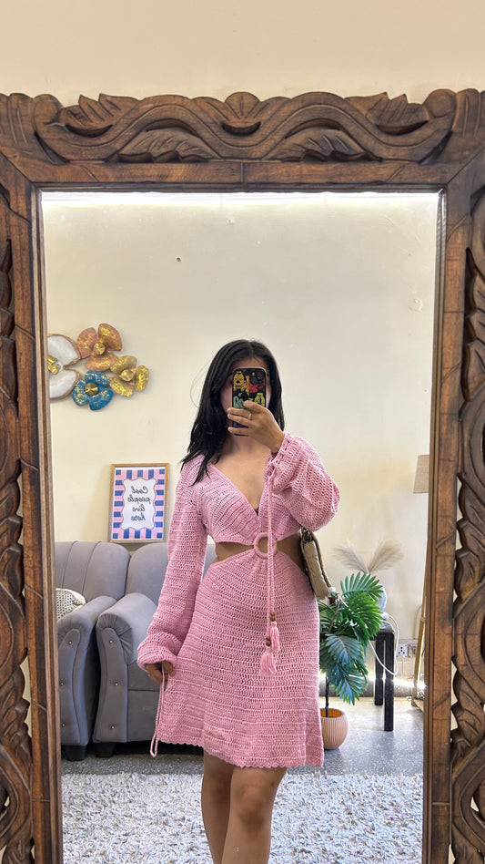 Crochet dress 32-36 bust/l:32