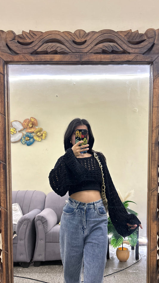 Crochet top M