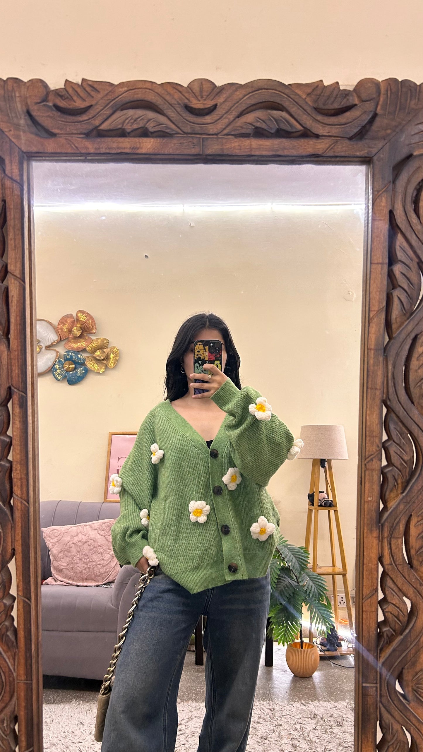 210)pintrest sweater size m-l handmade