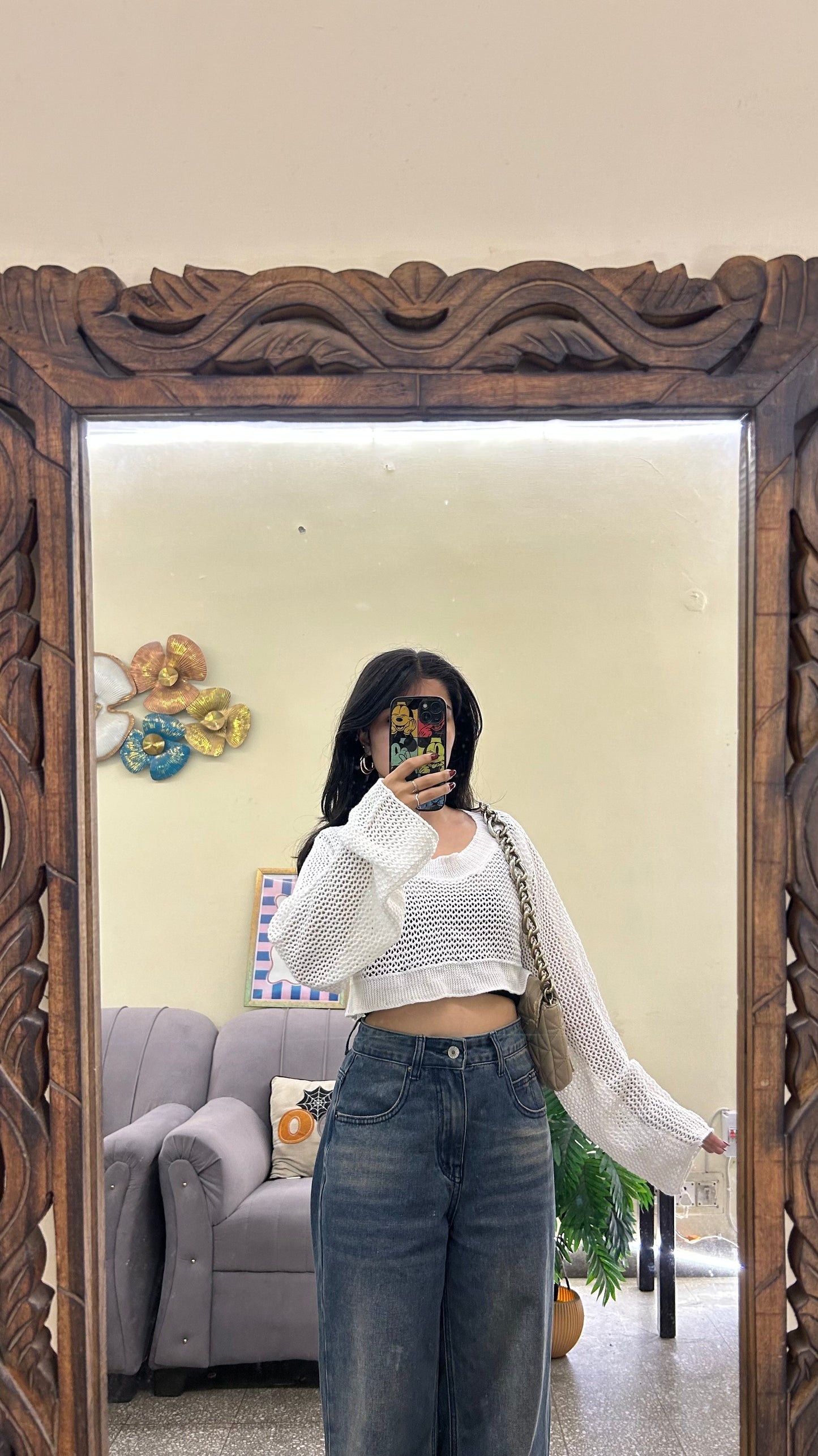 Cute crochet top 28-32 bust