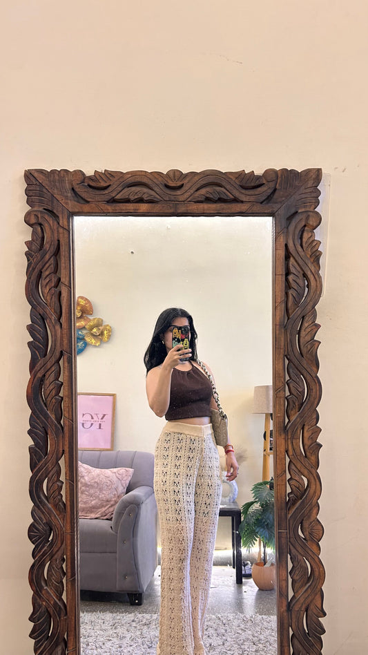 38)crochet skirt without layer waist 30-32 L-48
