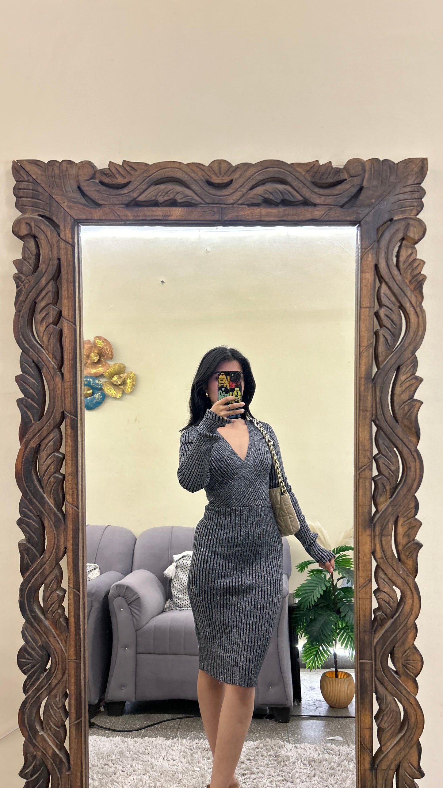 Bodycon dress 32-34 bust/l:34