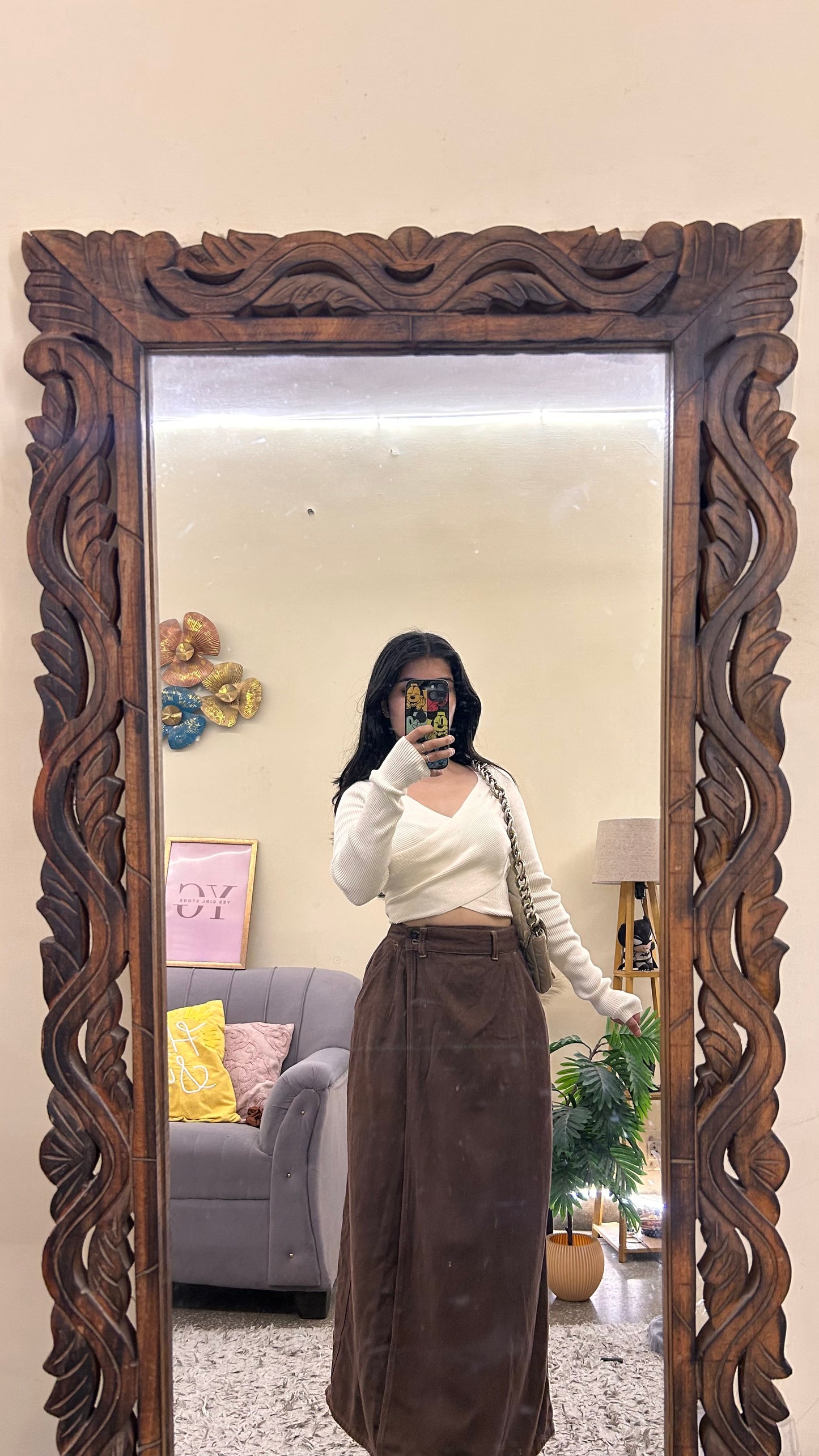 48)korean skirts waist -26 /L 36