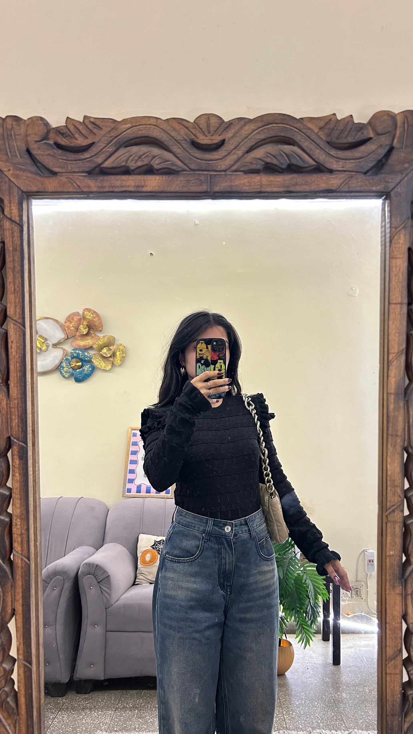 Cute top zara 32-34 bust