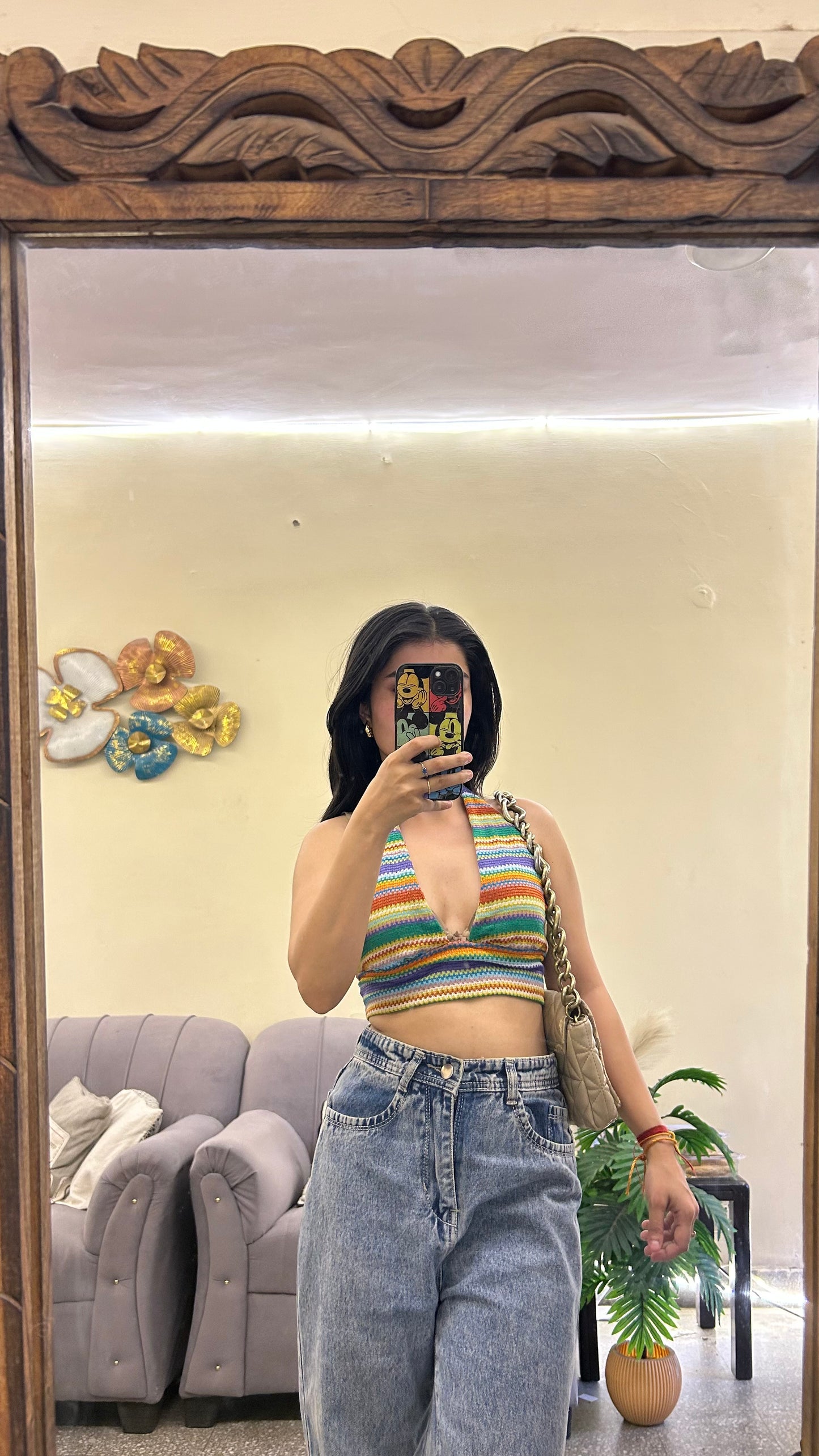 Cute top halter neck 30-32 bust