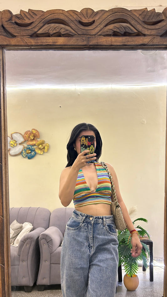 Cute top halter neck 30-32 bust