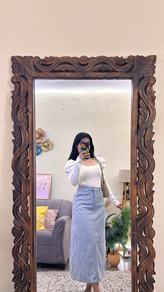24)korean skirts waist - 26/L 32