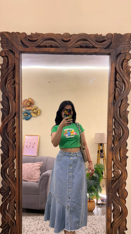 9s)korean skirts waist - 30/L 28