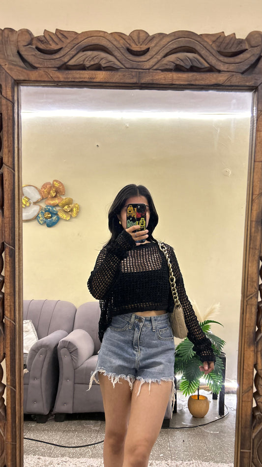 Cute crochet top S