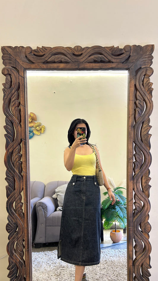 53) Korean skirt 30 waist/l:27
