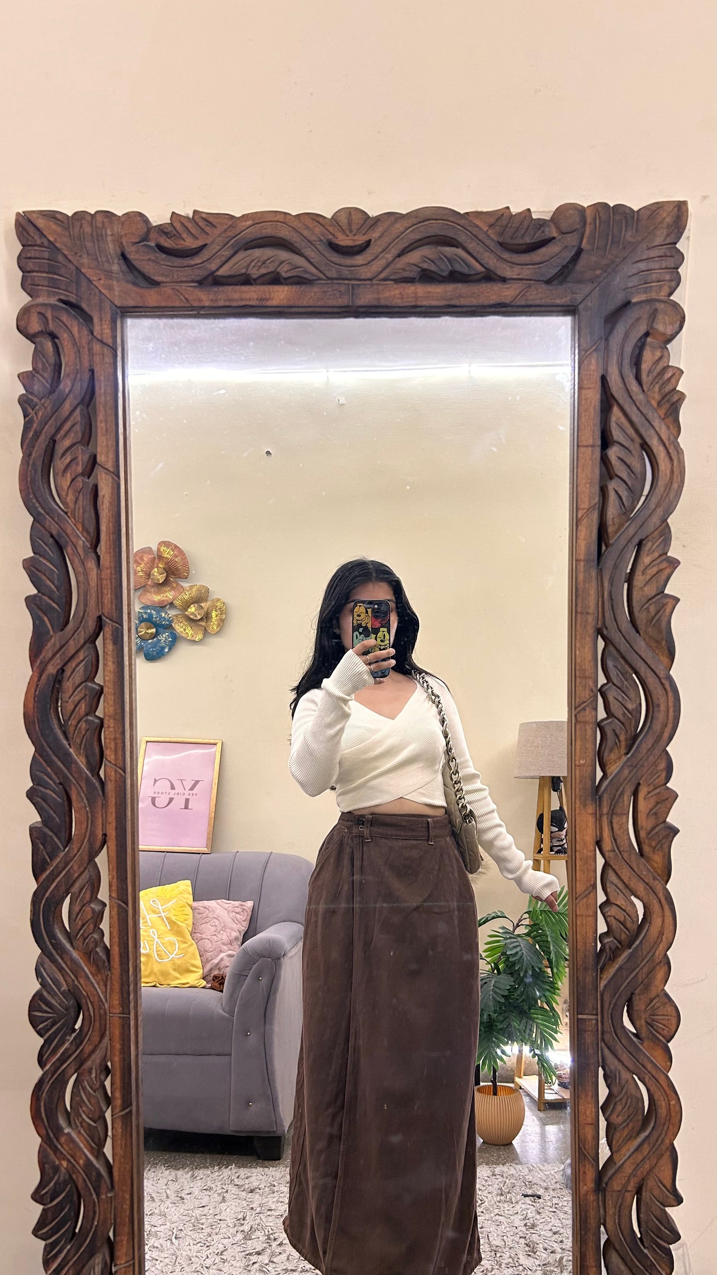 48)korean skirts waist -26 /L 36