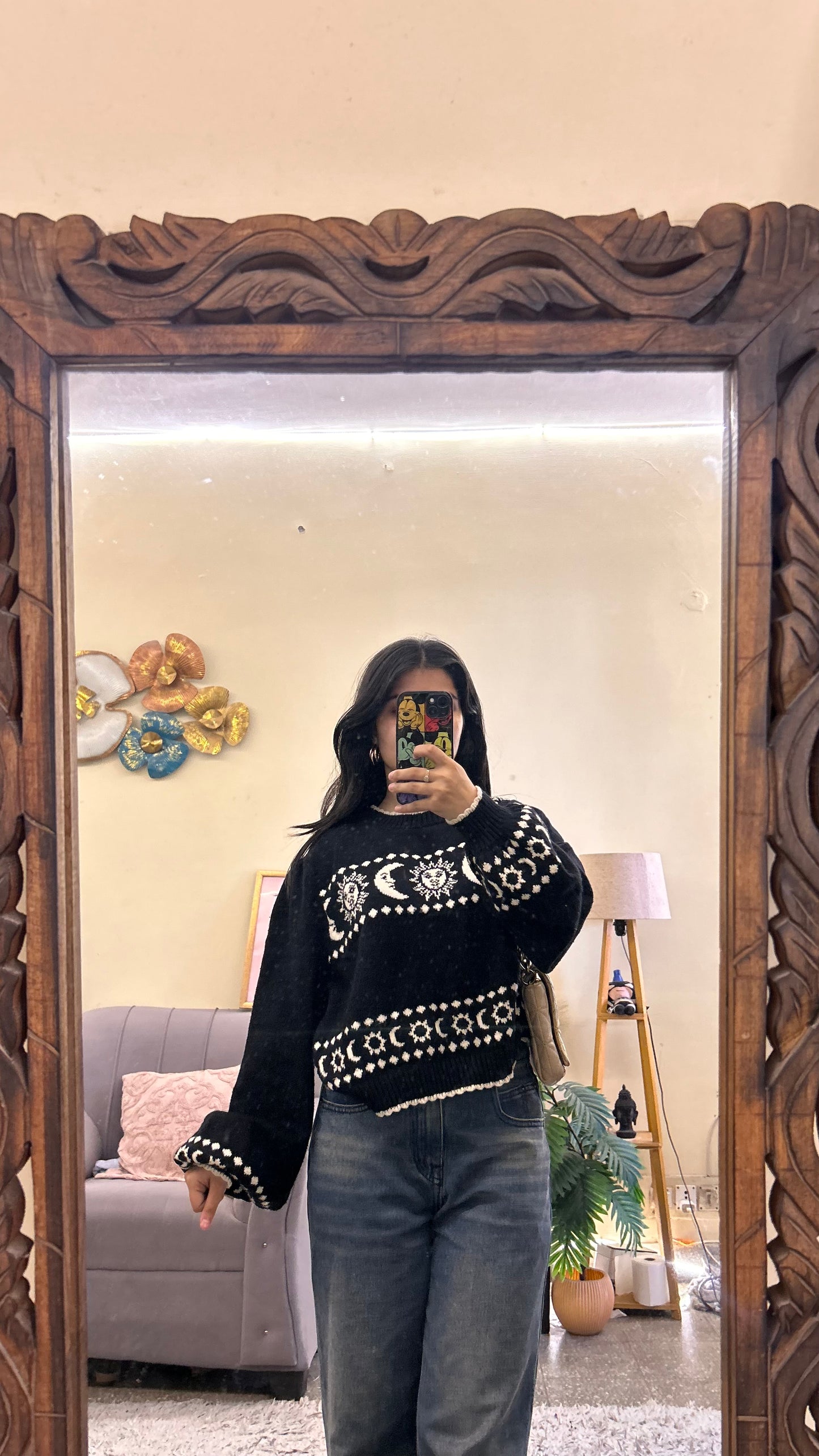 90)pintrest sweater size -L