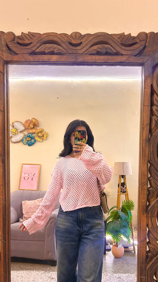 37)semi winter top bust -30-32