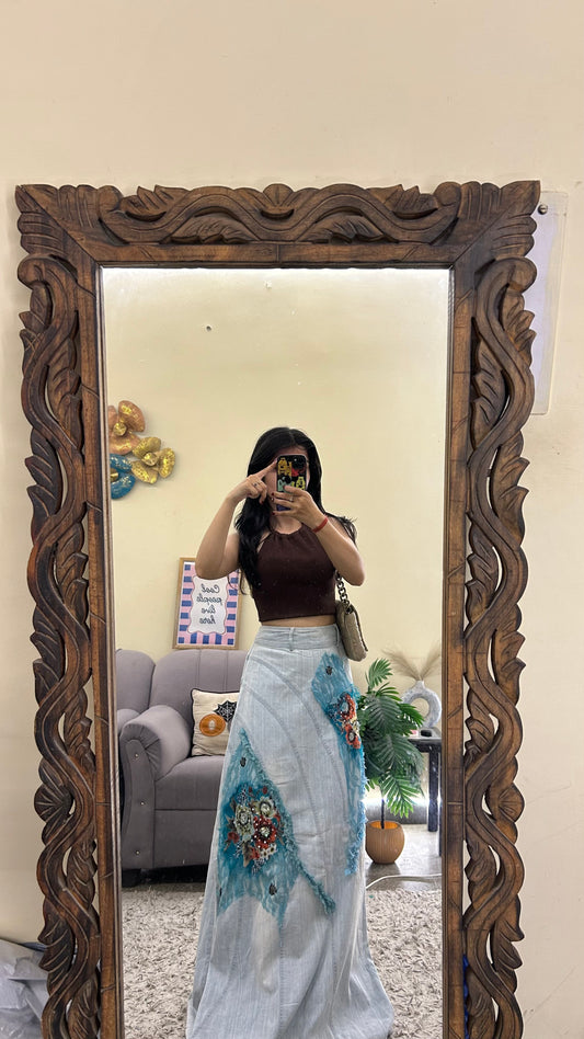 69) Korean skirt 30 waist/l:39