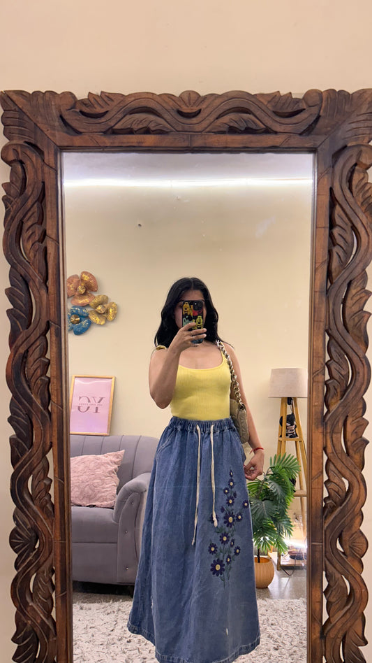 12s)korean skirts waist - 26/L 28
