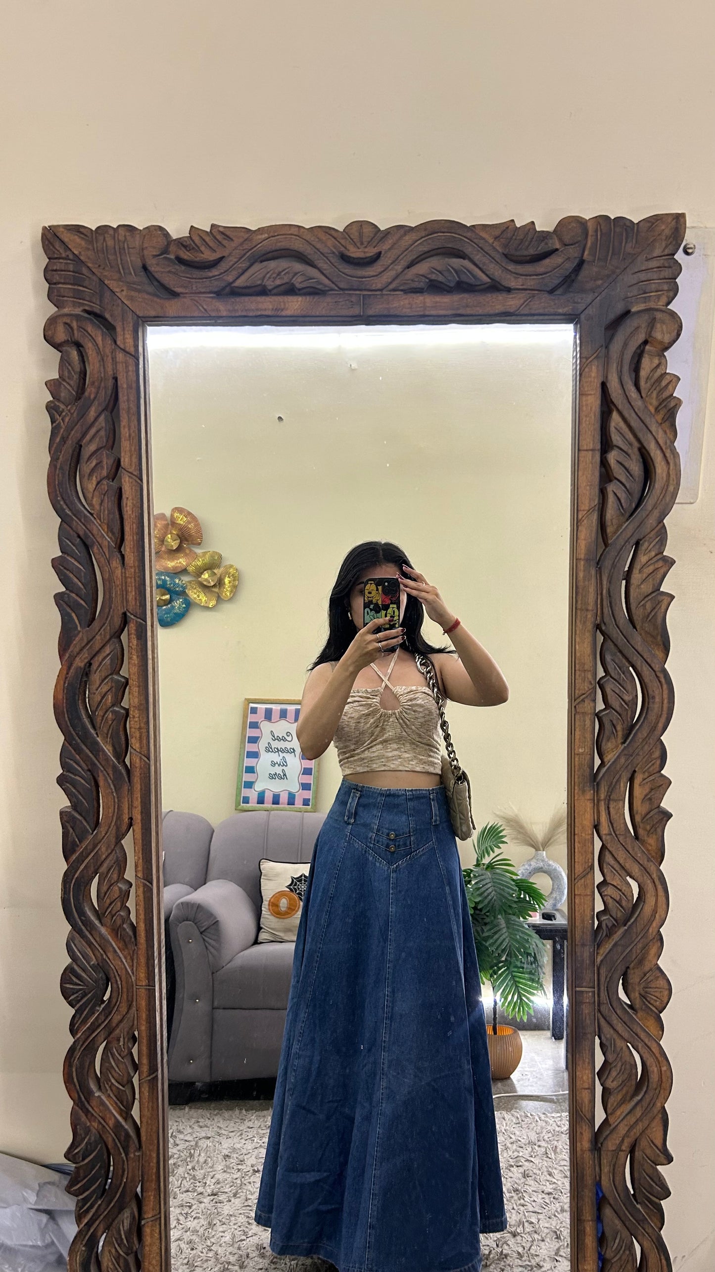 98) Korean skirt 26 waist/l:35