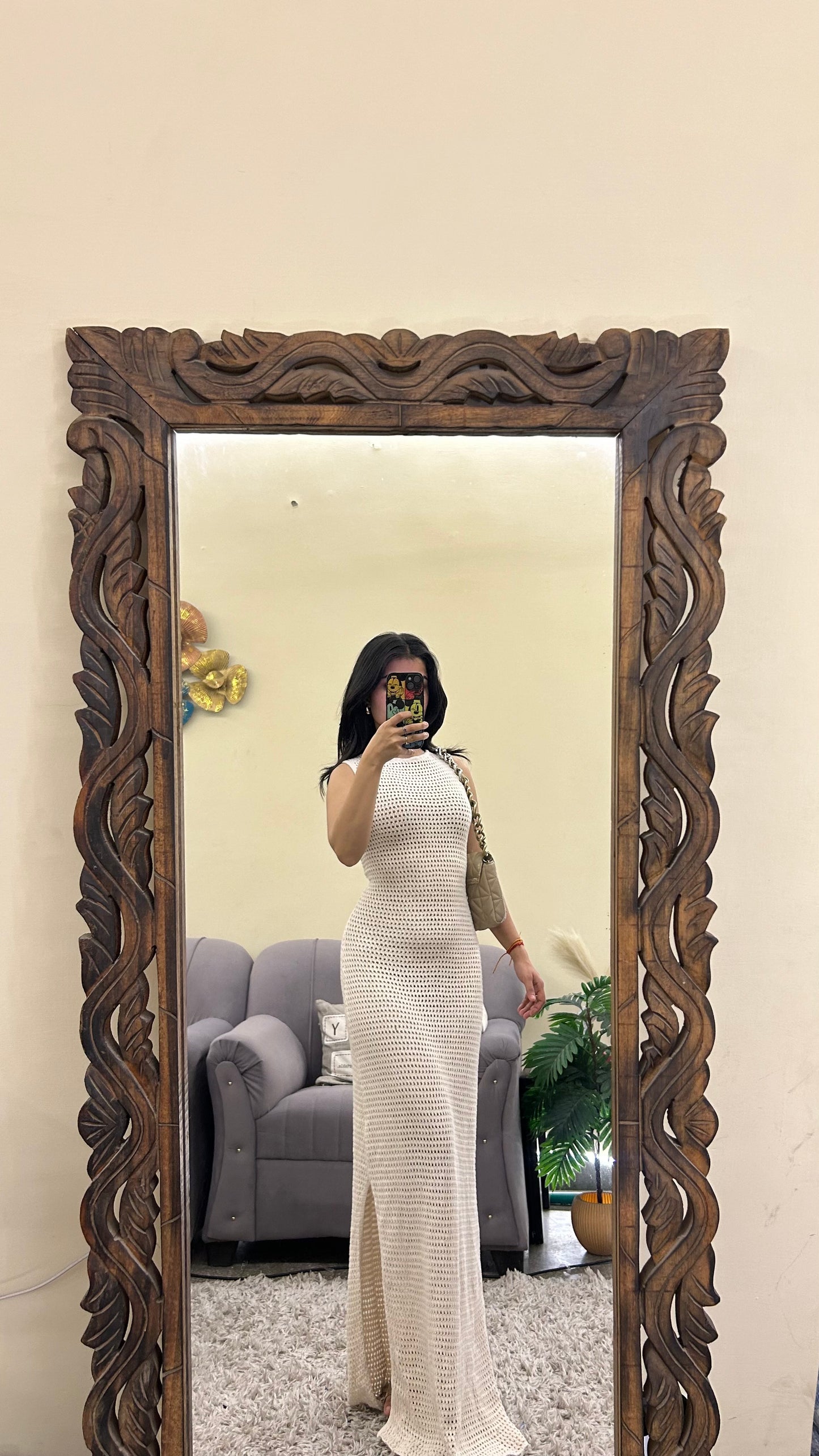 Crochet dress 32-34 hust/l:57