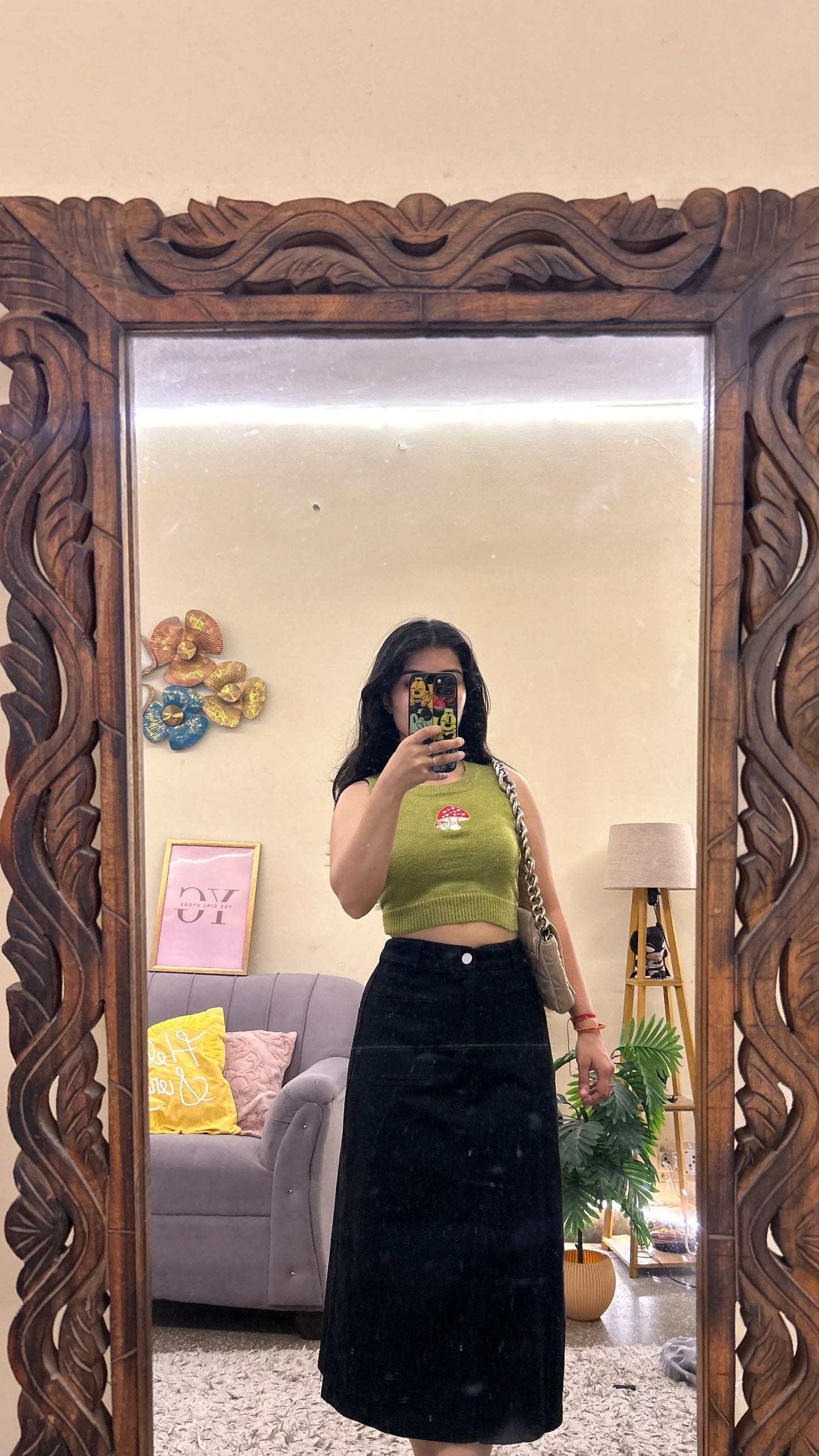47)korean skirts waist -28 /L 29