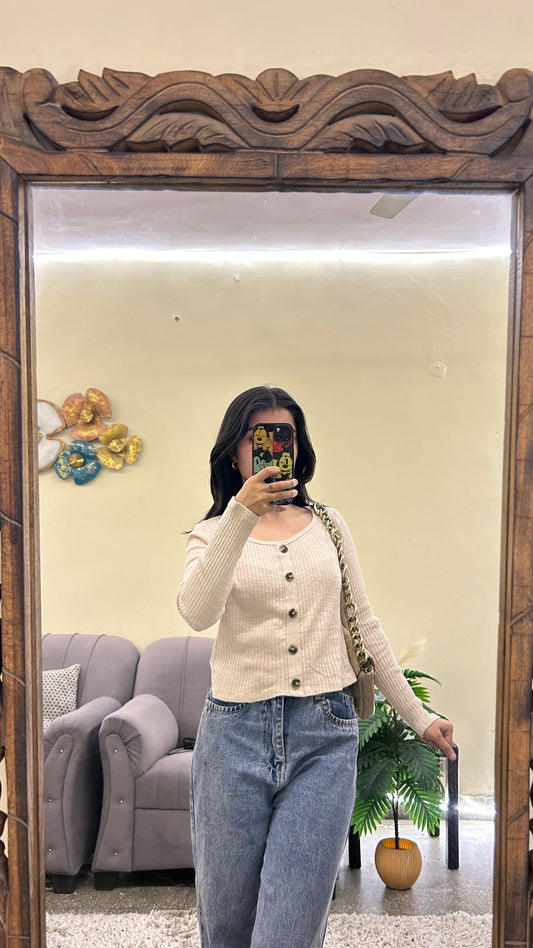 Cute top ( stretchable) S-M