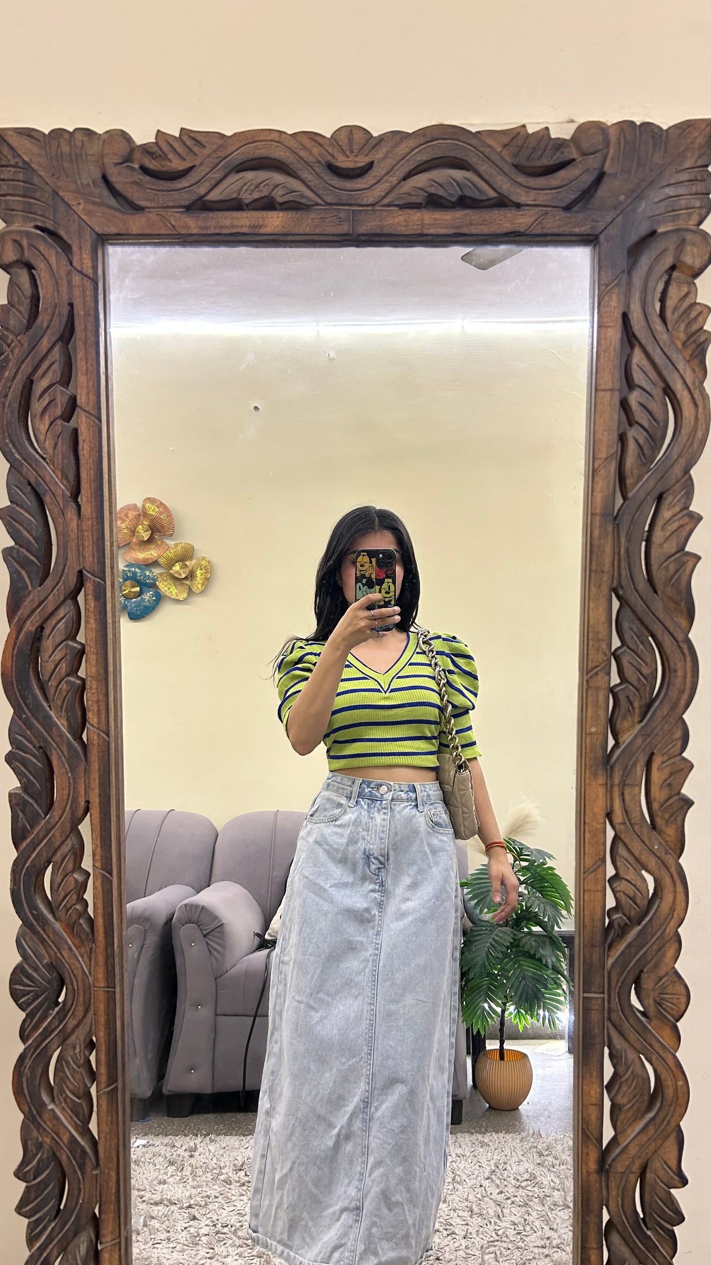 86) Korean skirt 28 waist/l:32