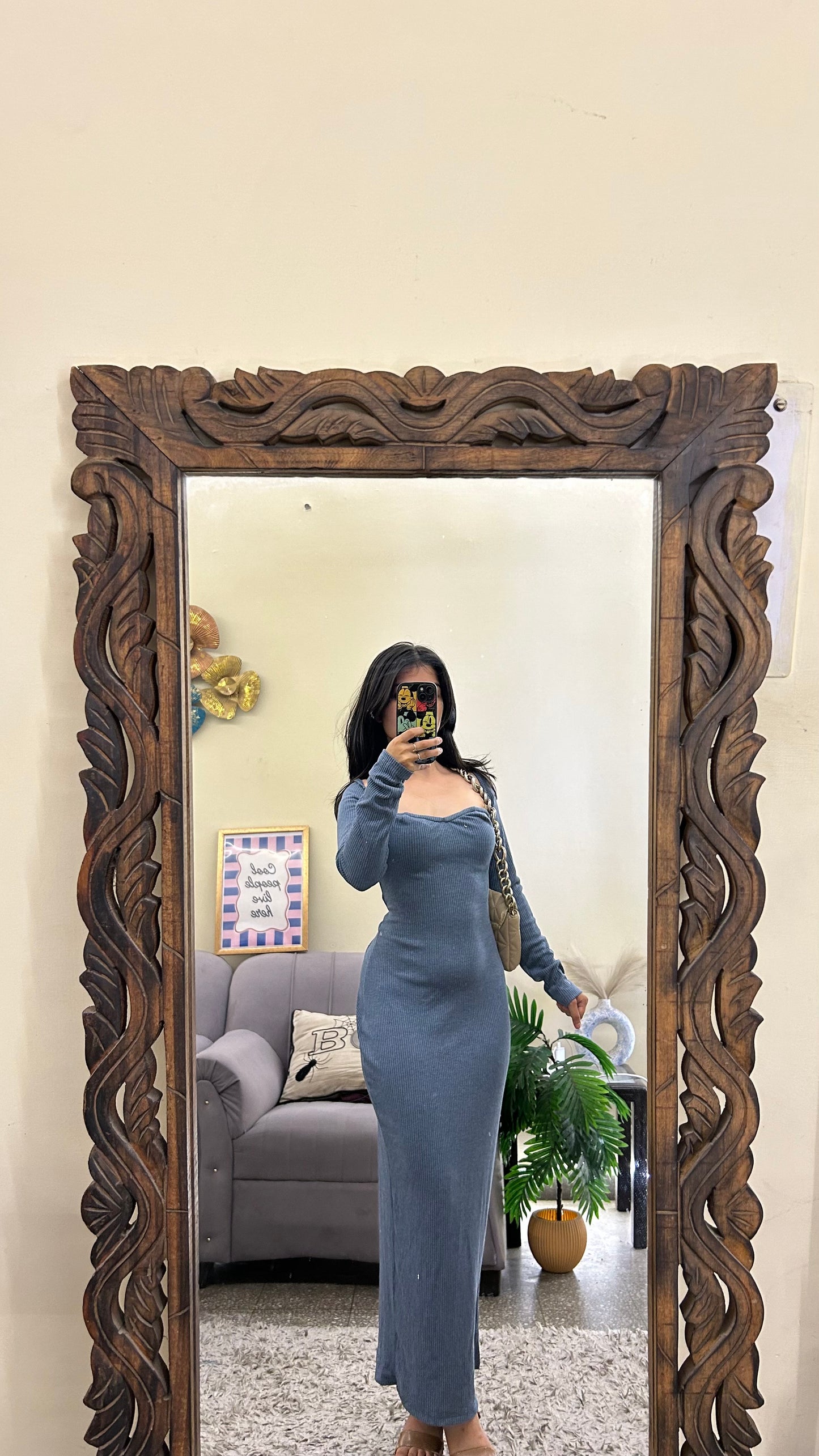 Cute dress 34-36 bust/l:47