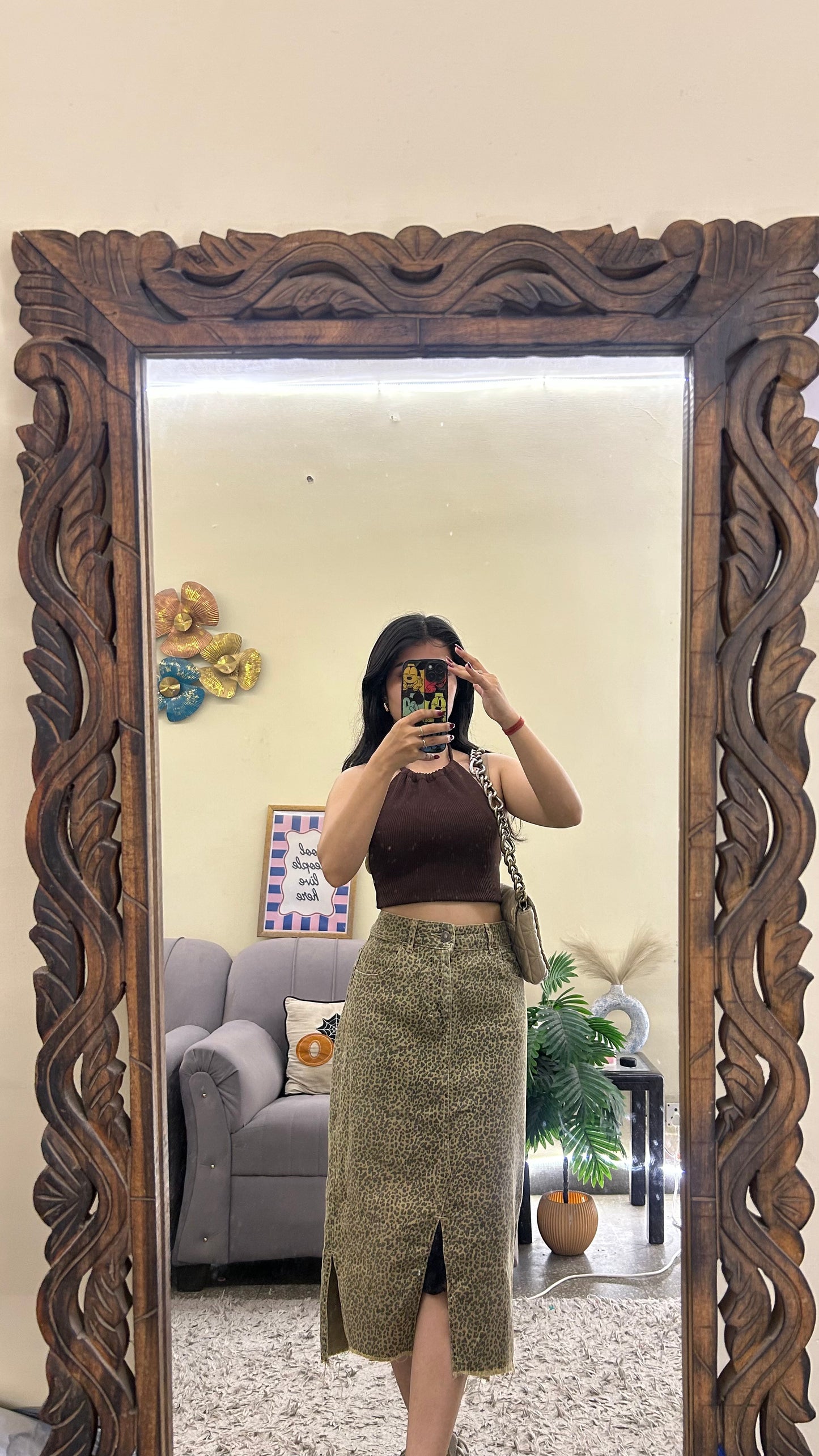 68) zara skirt 30 waist/l:27