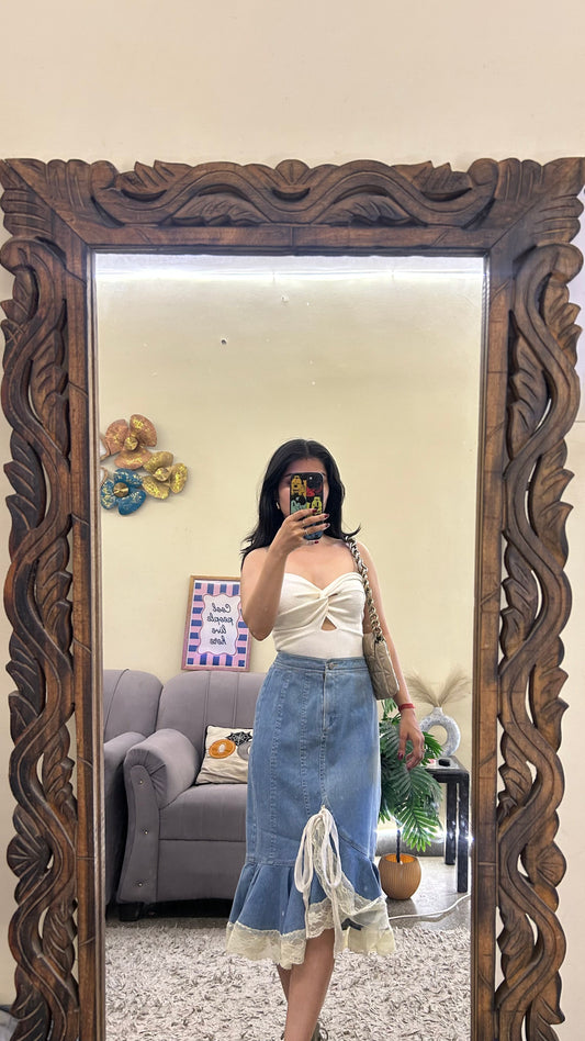 33) Korean skirt 32 waist/l:37